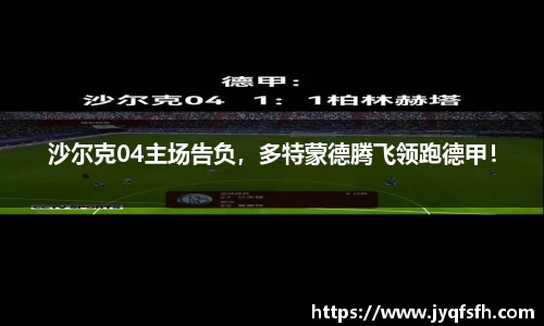 沙尔克04主场告负，多特蒙德腾飞领跑德甲！